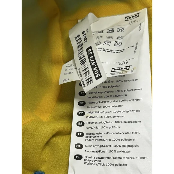 IKEA Bucket Hat KNORVA Frakta with Lining & Vent Holes Rain Hat Sun Blue Bag - Picture 6 of 7